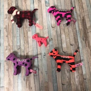 VS PINK DOGS CHRISTMAS STRIPE MINI DOG